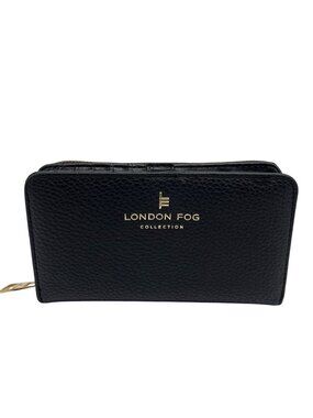 London Fog Black Leather Wallet